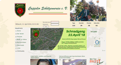 Desktop Screenshot of cappel-schuetzenverein.de